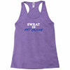 sweat is fat crying Racerback Tank