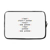 They Don't That We Know They Know We Know Laptop sleeve