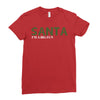 santa i'm a big fun Ladies Fitted T-Shirt