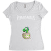 Pregosaurus Boy Women's Triblend Scoop T-shirt