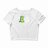 sad t rex Crop Top