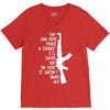 funny militaryarmymarines ak47 V-Neck Tee