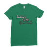 text effect 7 Ladies Fitted T-Shirt