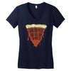 feed me pizza tell me i'm pretty Women's V-Neck T-Shirt
