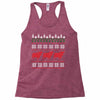cow christmas Racerback Tank