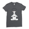 Yoga with Goat Ladies Fitted T-Shirt
