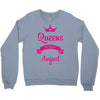 queens are born in august Crewneck Sweatshirt