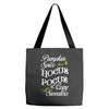 pumpkin spice hocus pocus and cozy sweaters Tote Bags