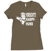 vorsicht kampfhund  funny Ladies Fitted T-Shirt