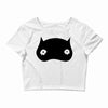 black owl Crop Top