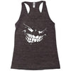 scary face Racerback Tank