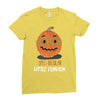 spec tacular pumpkin Ladies Fitted T-Shirt