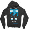 blur milk coffee and tv rock music band Zipper Hoodie