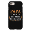papa the man the myth the legend iPhone 8 Case