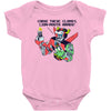 lion mouth hands Baby Onesie