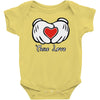 mickey et l'amour en Baby Onesie