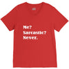 sarcastic V-Neck Tee