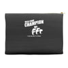 beer pong champion Accessory Pouches