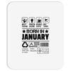 Born In January Mousepad