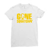 gone squatchin Ladies Fitted T-Shirt