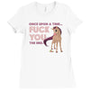 once upon a time Ladies Fitted T-Shirt