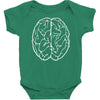 funny male brain ideal birthday gift or present Baby Bodysuit