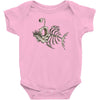 animal fishing tee graphic Baby Onesie