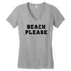 Beach Please Women's V-Neck T-Shirt