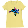 san jose street sharks Ladies Fitted T-Shirt