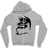 spooky kitties 2 Zipper Hoodie