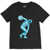 astronaut discus throwing V-Neck Tee