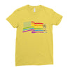 lightsaber rainbow Ladies Fitted T-Shirt