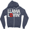 llama lovin' lover Zipper Hoodie