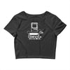 computer science pc nerd gamer zocker shooter funny Crop Top