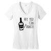 can i dance Women's V-Neck T-Shirt