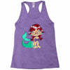 little ugly mermaid Racerback Tank