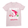 mommy shark doo doo doo family matching Ladies Fitted T-Shirt