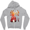 the great battle Zipper Hoodie