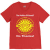 political the 80's 60's hippy anti capitalism V-Neck Tee