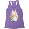 Totoro With Japanese Landscape Racerback Tank