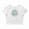 angry bulldog Crop Top
