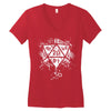 dungeons and dragons dice art Women's V-Neck T-Shirt