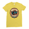 ghost pirate grog Ladies Fitted T-Shirt