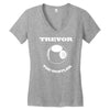 piscine t shirt personnalis&eacute; votre nom 8 ball arnaqueur Women's V-Neck T-Shirt
