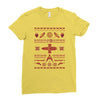 shiny sweater Ladies Fitted T-Shirt