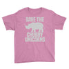 save the chubby unicorns (2) Youth Tee