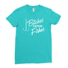 fishing girls! Ladies Fitted T-Shirt