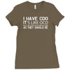 i have cdo, it's like ocd Ladies Fitted T-Shirt