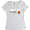 elon musk occupy mars Women's Triblend Scoop T-shirt