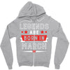 Legends Are Born In March Zipper Hoodie
